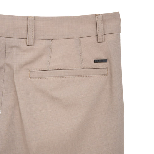 Benn Relaxed Light Wool Pleated Trouser